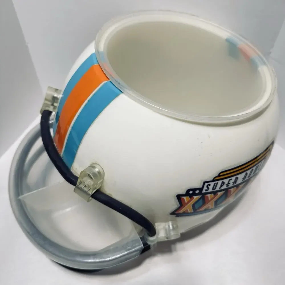 Miami Dolphins Football Helmet Chips & Dip Snack Super Bowl Party XXXIII Vintage